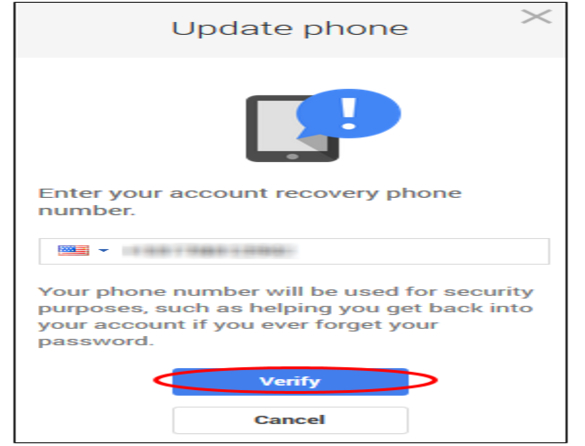 Google Recovery Phone Number